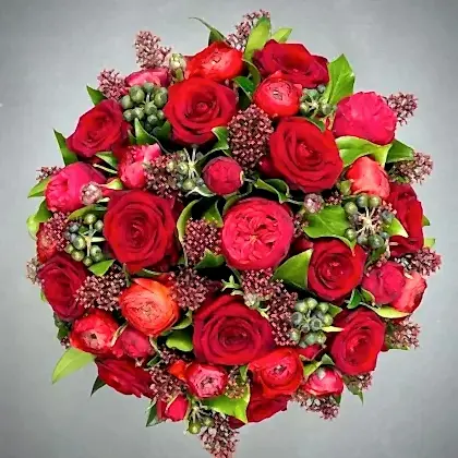 Luxury Red Roses Flower Bouquet