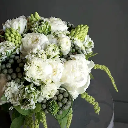 White and Green Bouquet