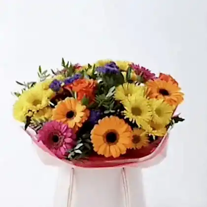 Bright Gerbera Daisy Bouquet