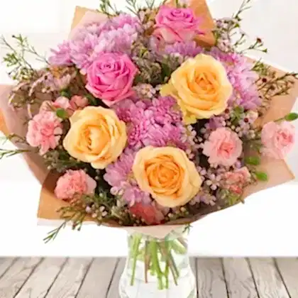Beautiful Thank You Flowers Bouquet Delivery UK