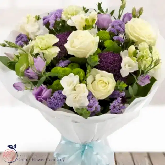 White and Purple Bouquet