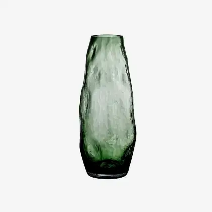 Bloomingville Adufe Green Glass Vase