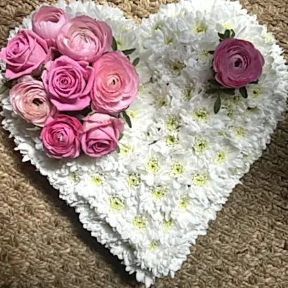 Heartfelt tribute flowers