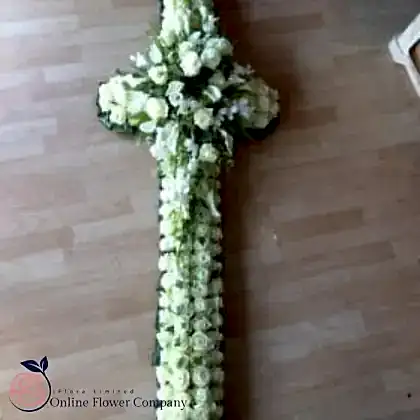 Floral Crosses for Funerals