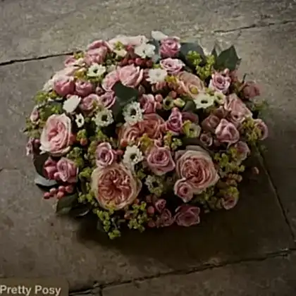 pretty posy funeral Flower