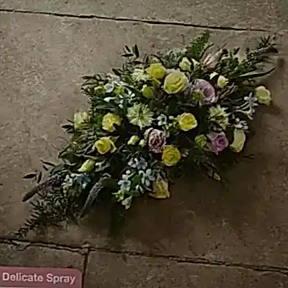 Delicate Funeral Spray